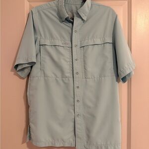 Light Blue Short Sleeve Men's Shirt